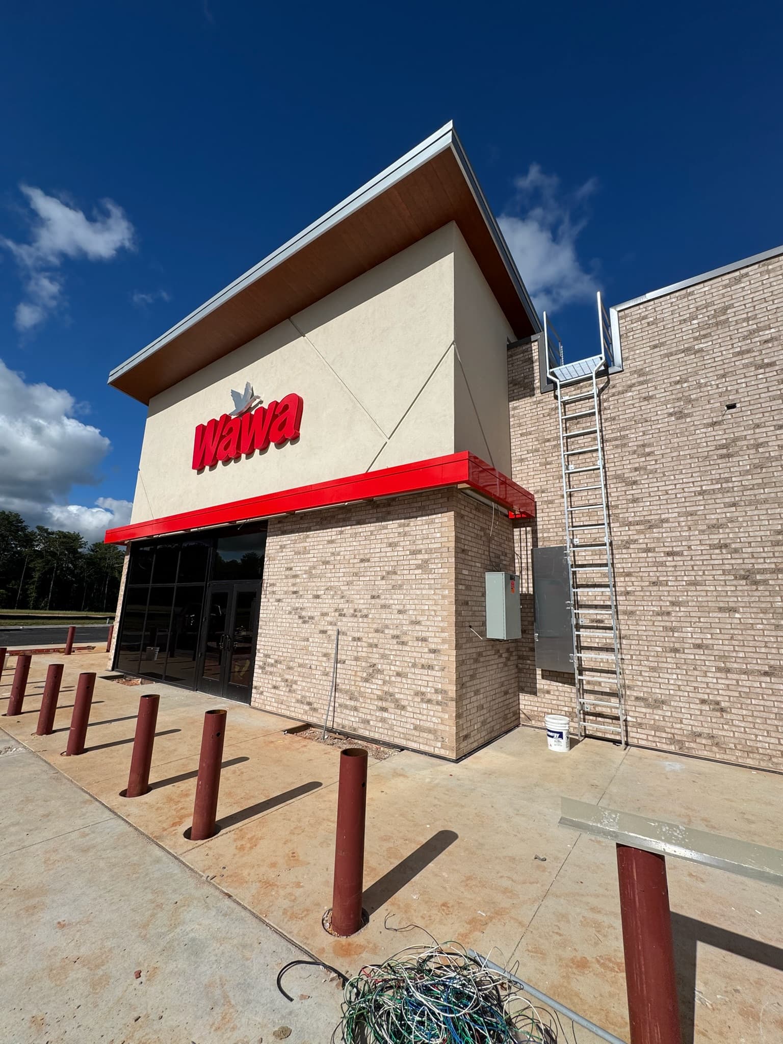 Completed Wawa commercial build