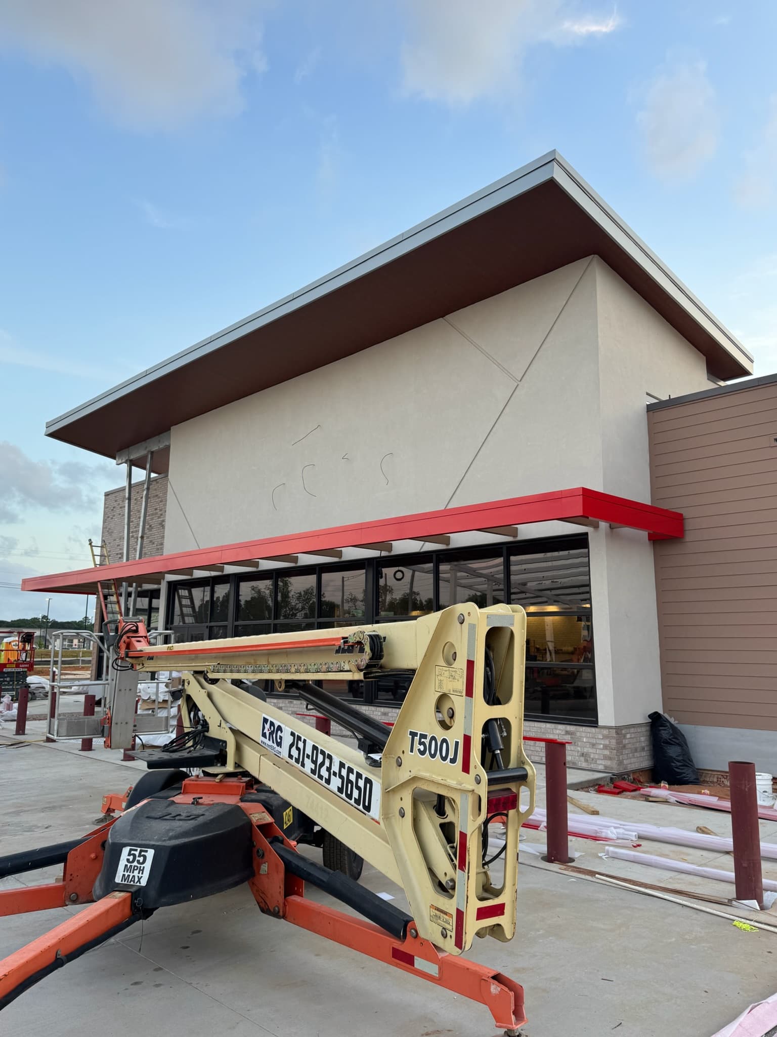 Building exterior on site