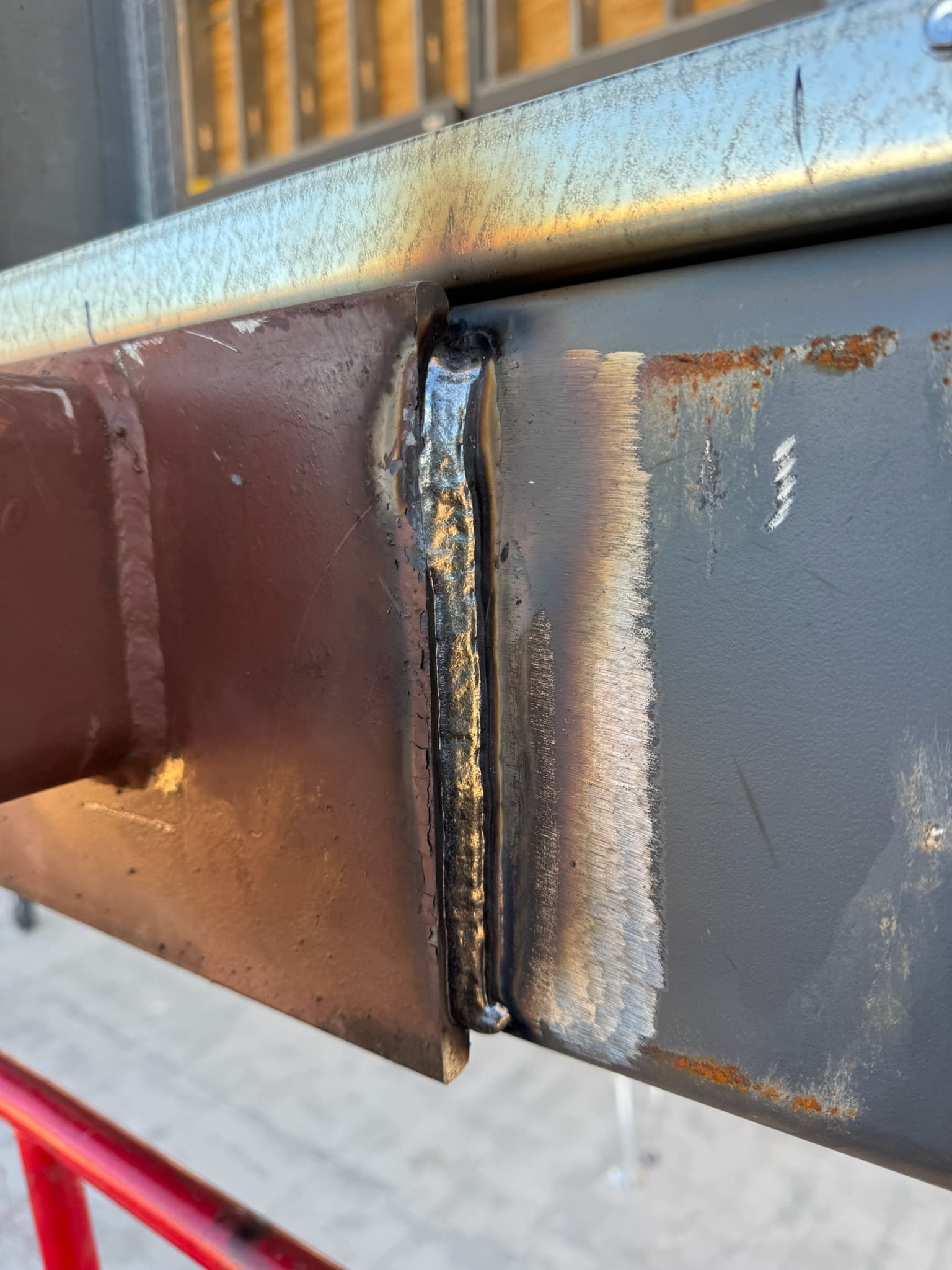 Welding joint detail