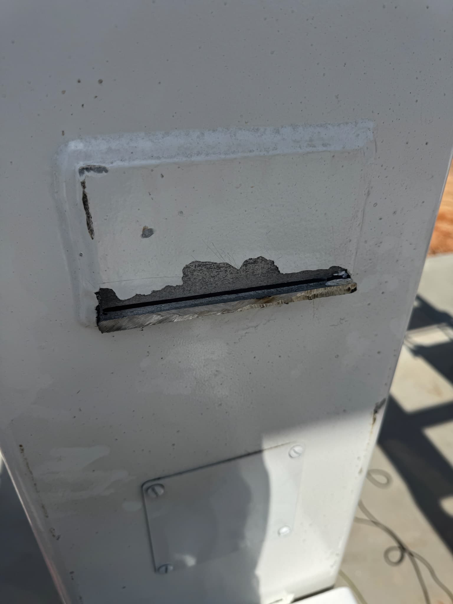 Panel repair welding